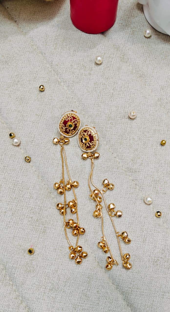 Kashmiri Long Earrings