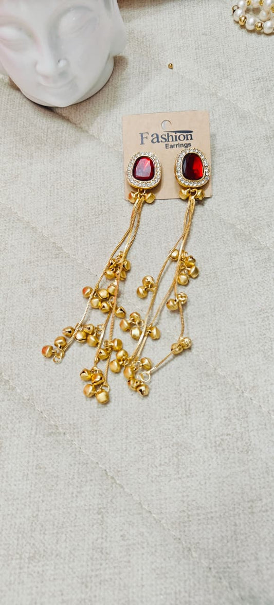 Long Kashmiri Dangler Earrings for Women | Traditional Dangle Earrings