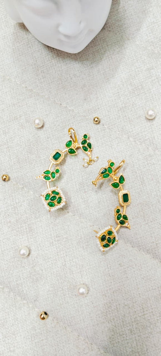 Kundan Kashmiri Karnphool/Ear Cuff for Women