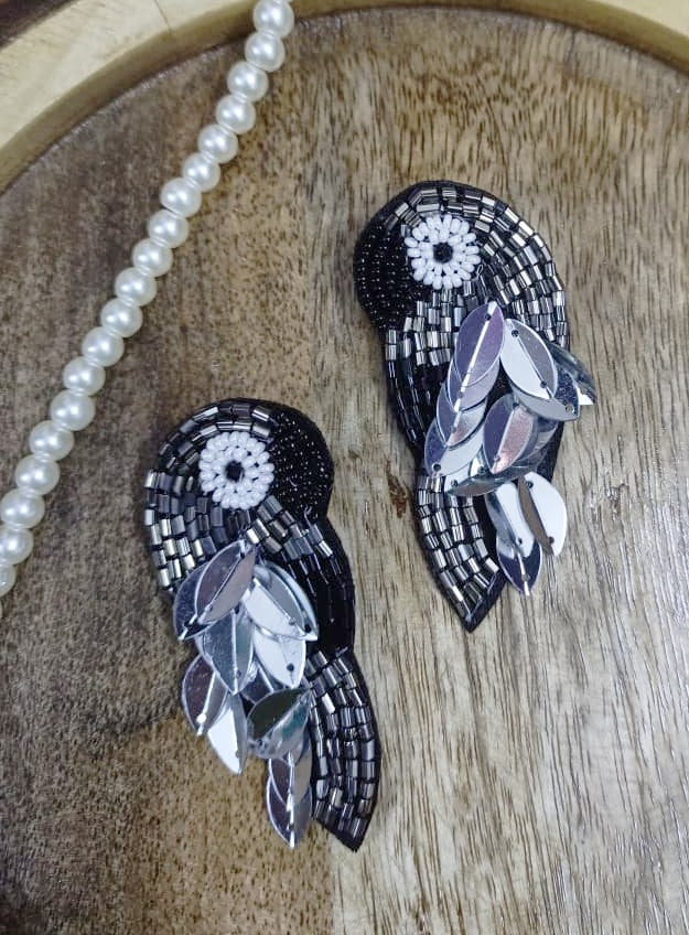Handcrafted Lightweight Parrot Beads Earrings